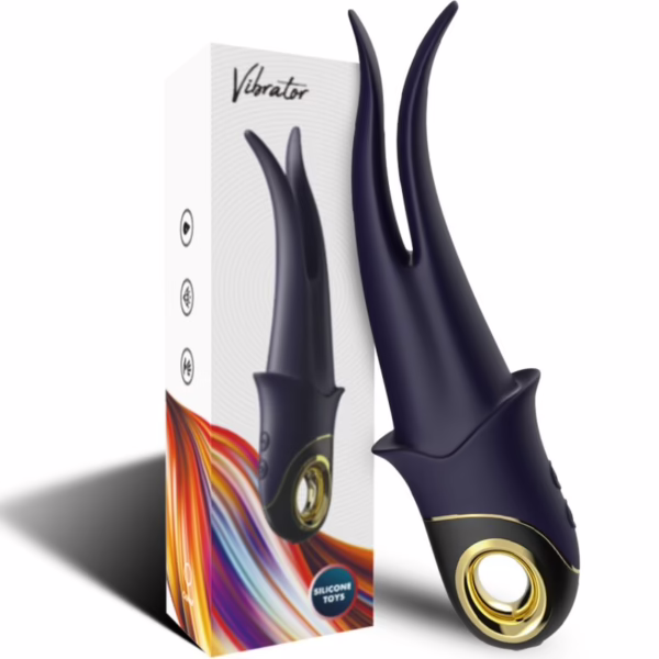 ARMONY - SHADOW VIBRADOR PINZA AZUL OSCURO - Imagen 6