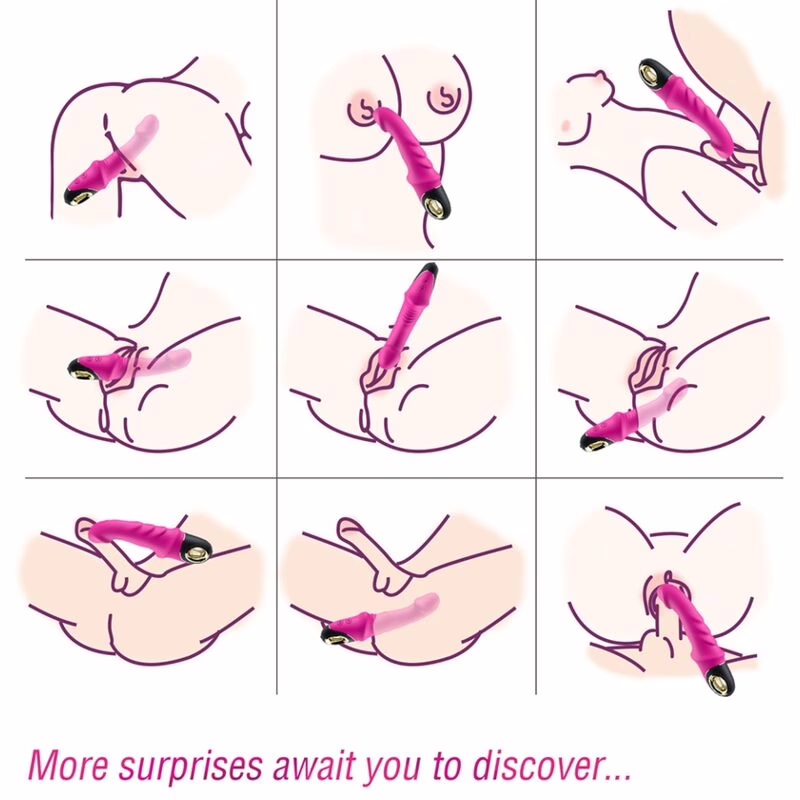 ARMONY - JOYBLADE DILDO VIBRADOR ROTADOR FUCSIA - Imagen 2