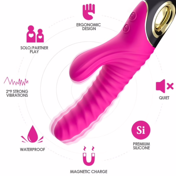 ARMONY - ETERNITY VIBRADOR SILICONA FUCSIA - Imagen 8