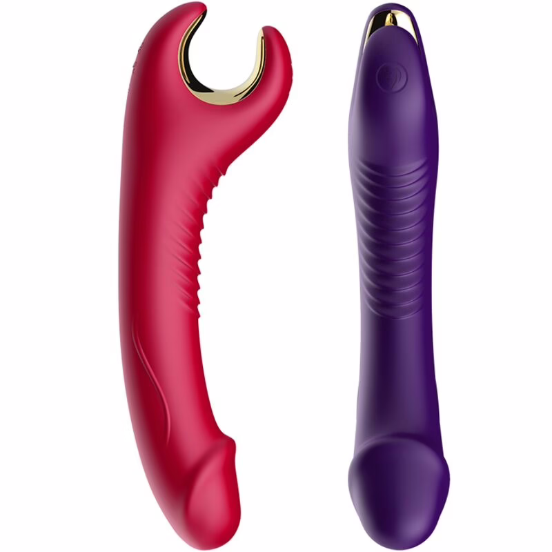 ARMONY - PRINCE DILDO VIBRADOR & ROTADOR ROJO - Imagen 4