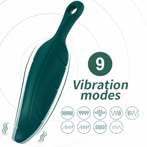 ARMONY - ESTIMULADOR & VIBRADOR HOJA VERDE - Imagen 6