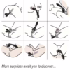 ARMONY - Y-WAND MASAJEADOR & VIBRADOR CABEZA DOBLE NEGRO - Imagen 2