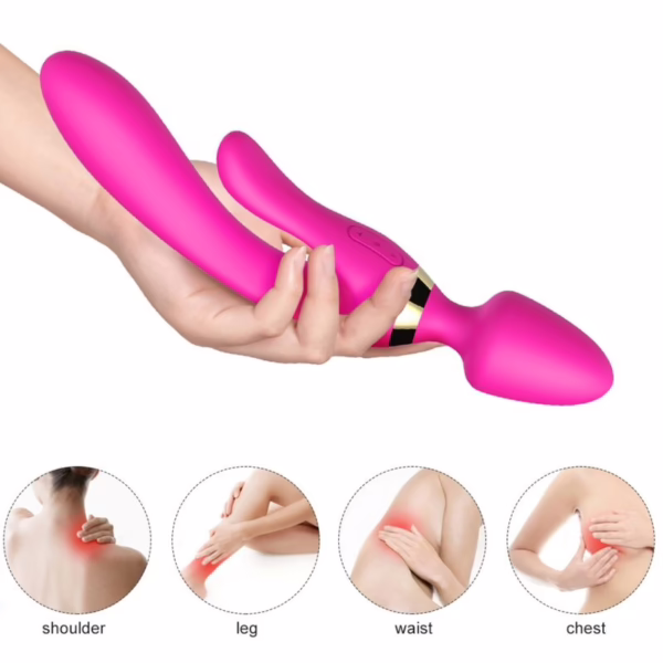 ARMONY - MASAJEADOR & VIBRADOR RABBIT FUCSIA - Imagen 2
