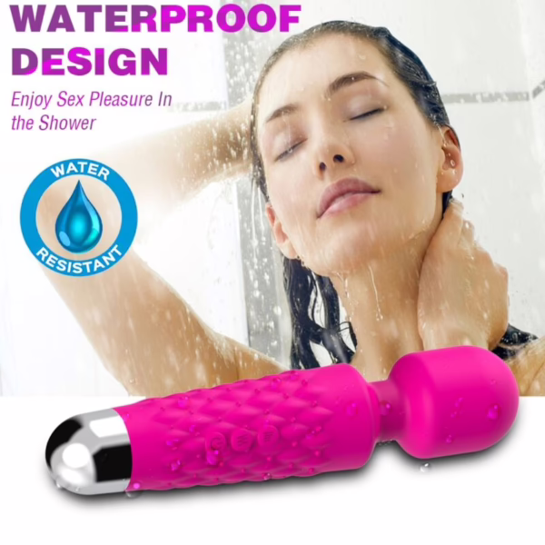 ARMONY - POSTMAN MASAJEADOR & VIBRADOR CABEZA FLEXIBLE FUCSIA - Imagen 3