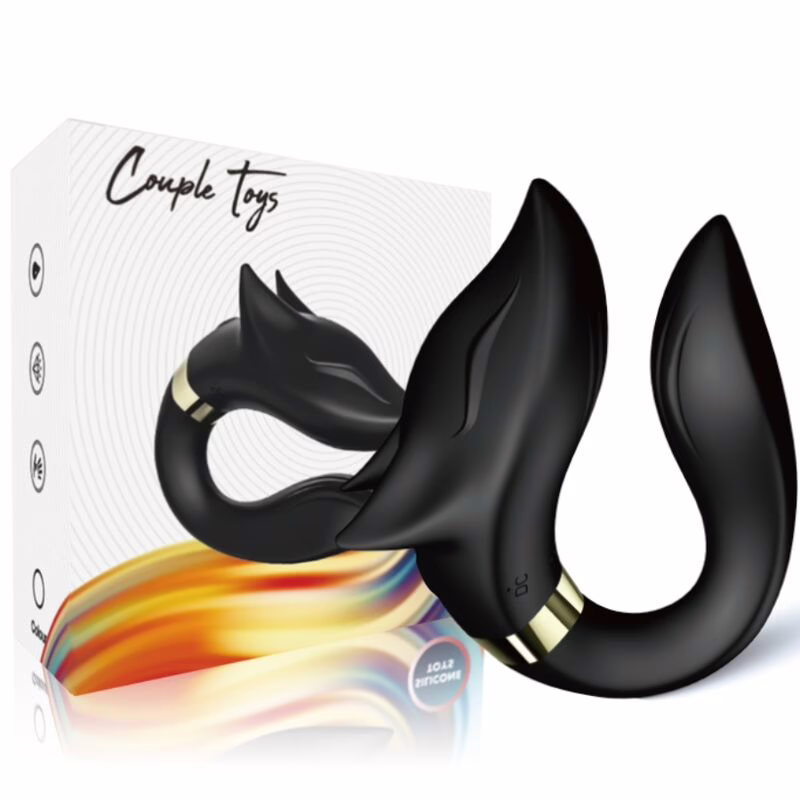 ARMONY - FOX VIBRADOR PAREJAS CONTROL REMOTO NEGRO - Imagen 4