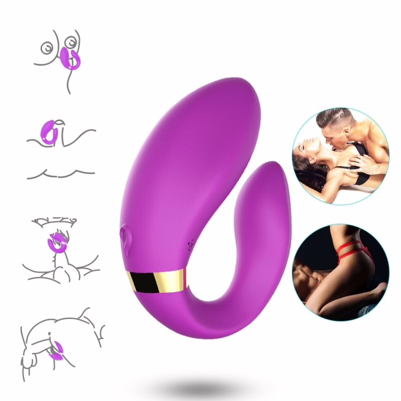 ARMONY - CRESCENT VIBRADOR PAREJA CONTROL REMOTO VIOLETA - Imagen 2