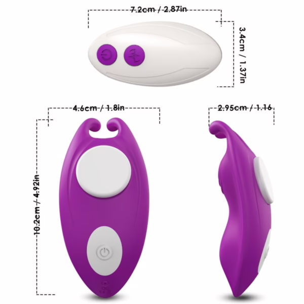 ARMONY - HONEYBEE PANTIES VIBRADOR PUNTO G CONTROL REMOTO VIOLETA - Imagen 12