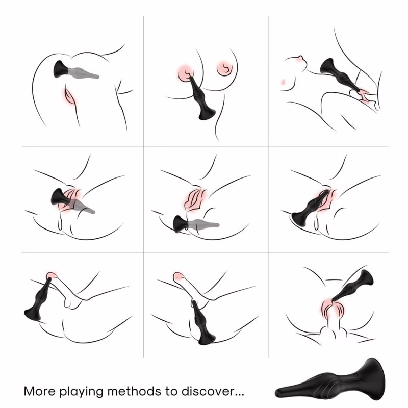 ARMONY - VIBRADOR & PLUG ANAL CONTROL REMOTO NEGRO - Imagen 2