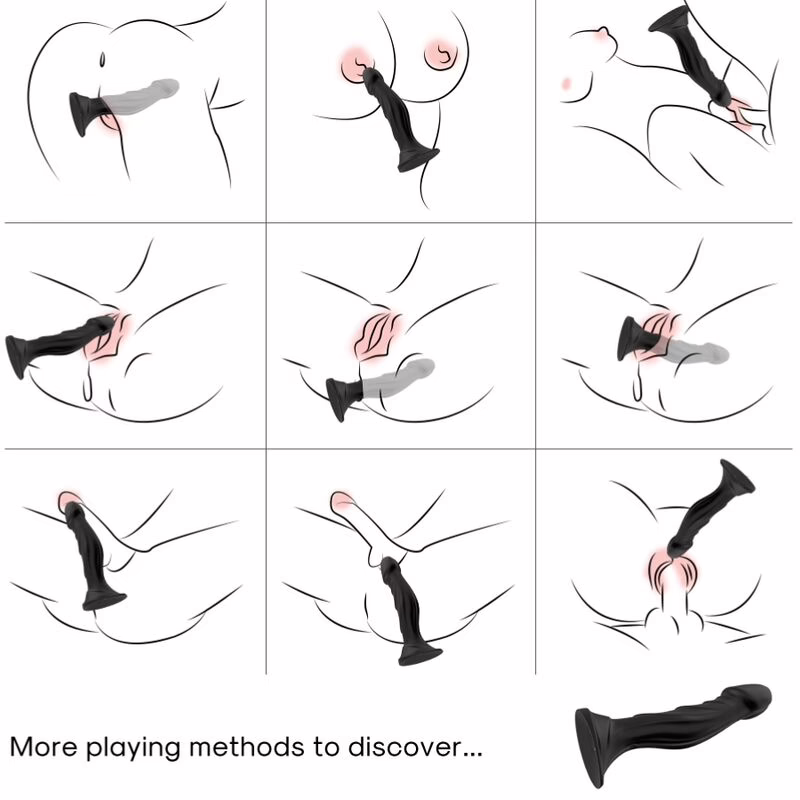 ARMONY - DILDO VIBRADOR & PLUG ANAL CONTROL REMOTO NEGRO - Imagen 2