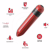ARMONY - ROCKET BALA VIBRADORA CONTROL REMOTO FUCSIA - Imagen 8