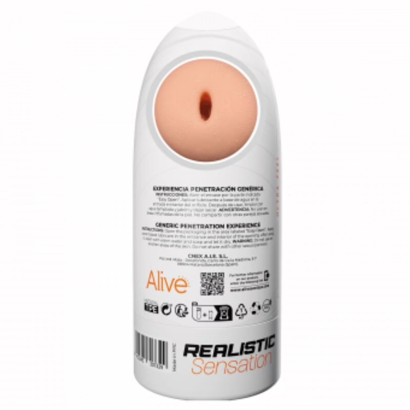 ALIVE - FLEX MASTURBADOR MASCULINO GENÉRICO TALLA M - Imagen 3