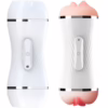 ARMONY - MASTURBADOR VIBRADOR DOBLE VAGINA & BOCA BLANCO - Imagen 6