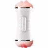 ARMONY - MASTURBADOR VIBRADOR DOBLE VAGINA & BOCA BLANCO - Imagen 5