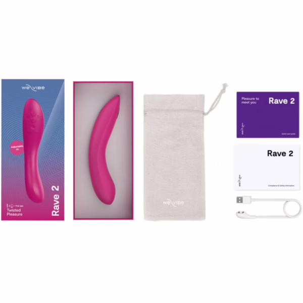WE-VIBE - RAVE 2 VIBRADOR PUNTO G FUCSIA - Imagen 4