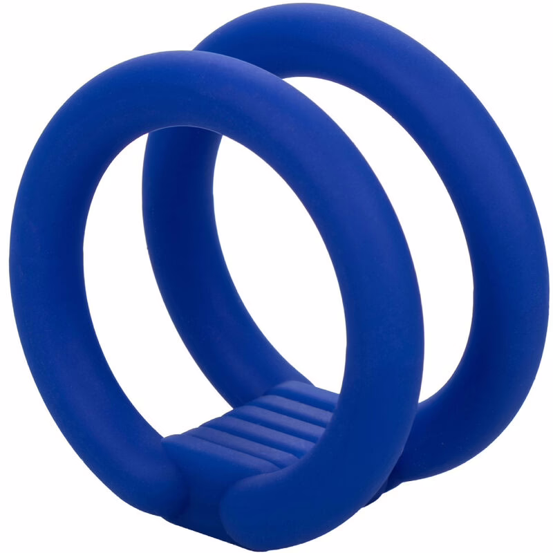 CALEXOTICS - ADMIRAL JAULA DOBLE PARA PENE AZUL - Imagen 2