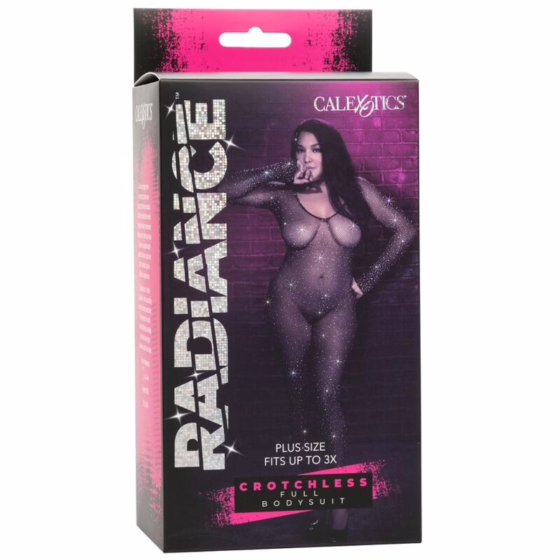 CALEXOTICS - RADIANCE BODY ENTERO PEDRERÍA SIN ENTREPIERNA TALLA GRANDE - Imagen 4
