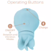 ADRIEN LASTIC - CARESS ESTIMULADOR CLITORIS AZUL - Imagen 12
