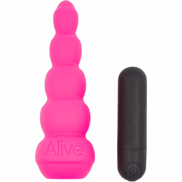 ALIVE - LANCE PRO ESTIMULADOR & VIBRADOR ANAL ROSA - Imagen 8