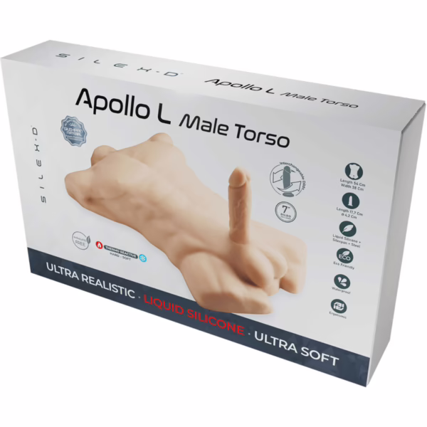SILEXD - APOLLO L TORSO REALÍSTICO MASCULINO - Imagen 11