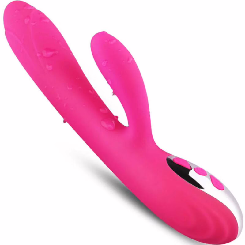 ARMONY - VIBRADOR & ESTIMULADOR FLEXIBLE EFECTO CALOR FUCSIA - Imagen 4