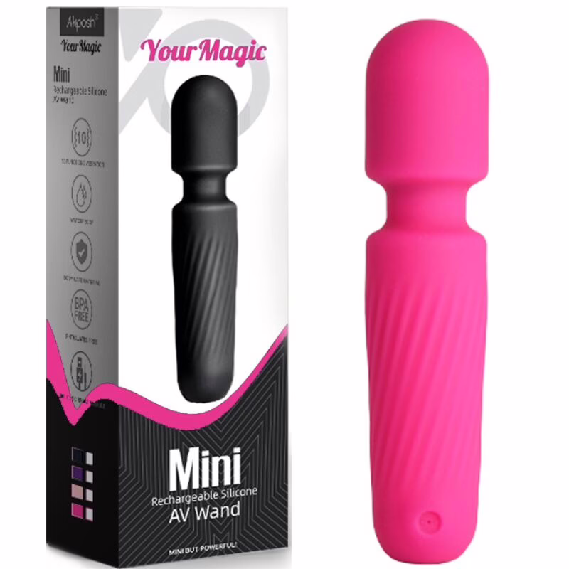 ARMONY - YOUR MAGIC MASAJEADOR & VIBRADOR RECARGABLE 10 VIBRACIONES ROSA - Imagen 4