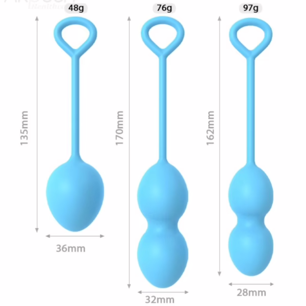 ARMONY - ANABIOSIS PESAS VAGINALES 3 NIVELES AZUL - Imagen 6