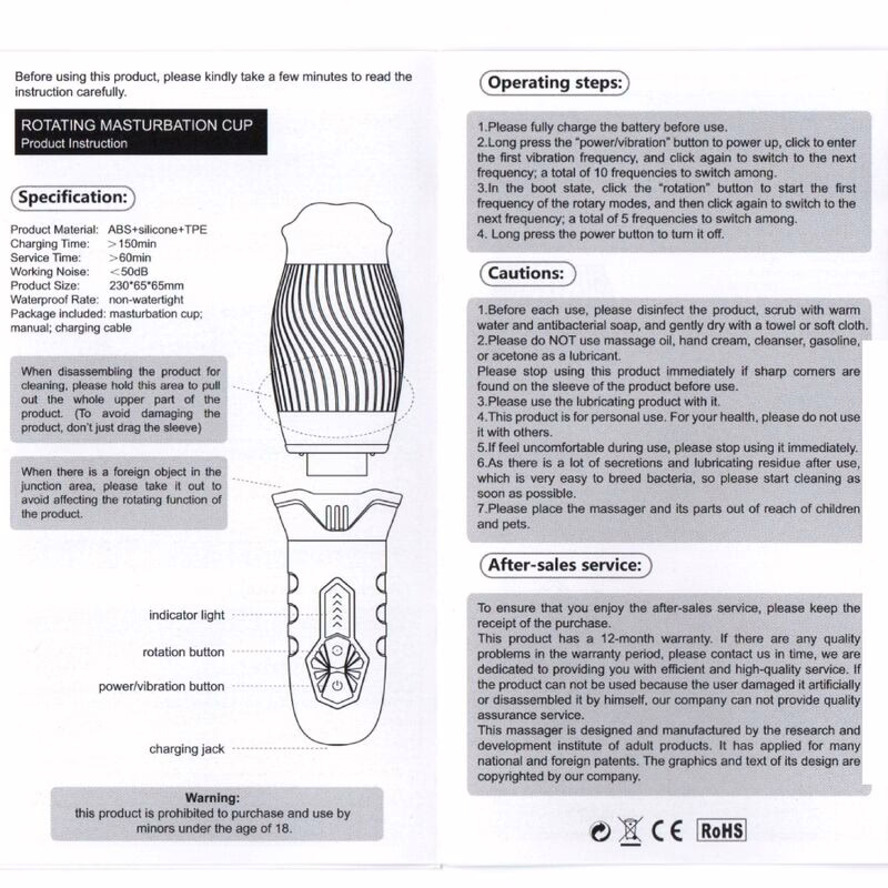 ARMONY - BELUCCI ORAL MASTURBADOR VIBRADOR BLANCO - Imagen 4