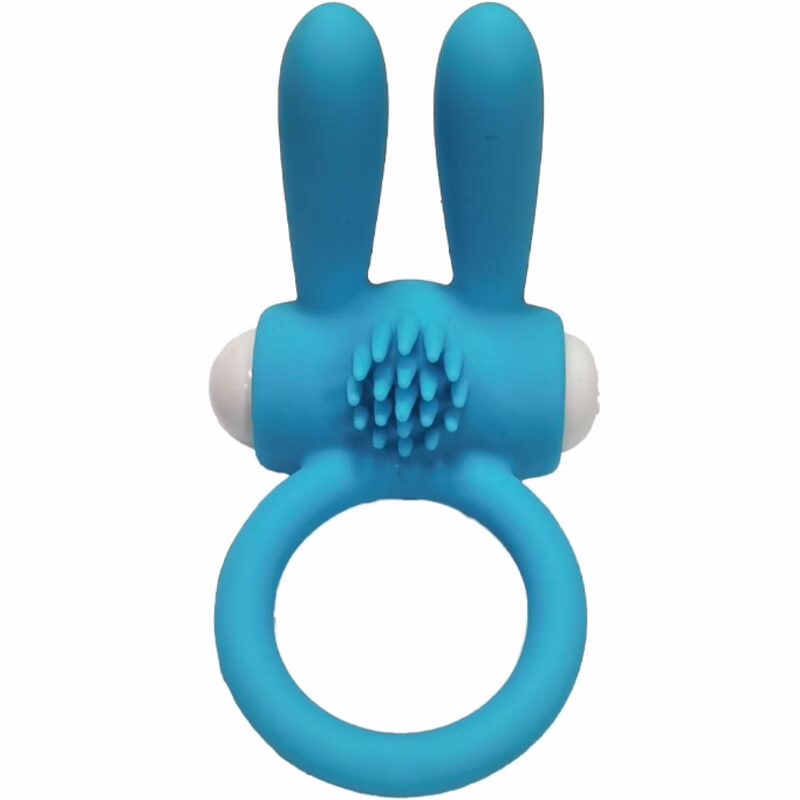 ARMONY - MR BUNNY ANILLO VIBRADOR SILICONA GREEN - Imagen 4
