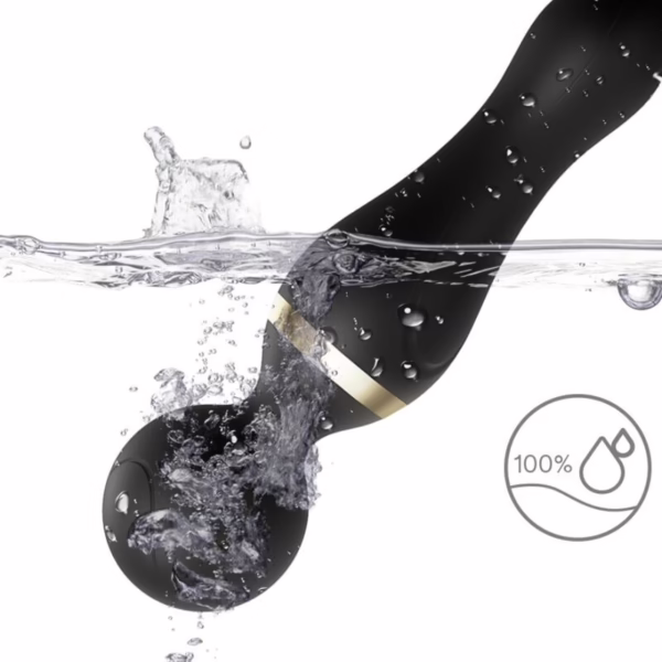 ARMONY - FREEZA MASAJEADOR & VIBRADOR CABEZA FLEXIBLE NEGRO - Imagen 4