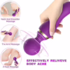 ARMONY - FREEZA MASAJEADOR & VIBRADOR CABEZA FLEXIBLE NEGRO - Imagen 3