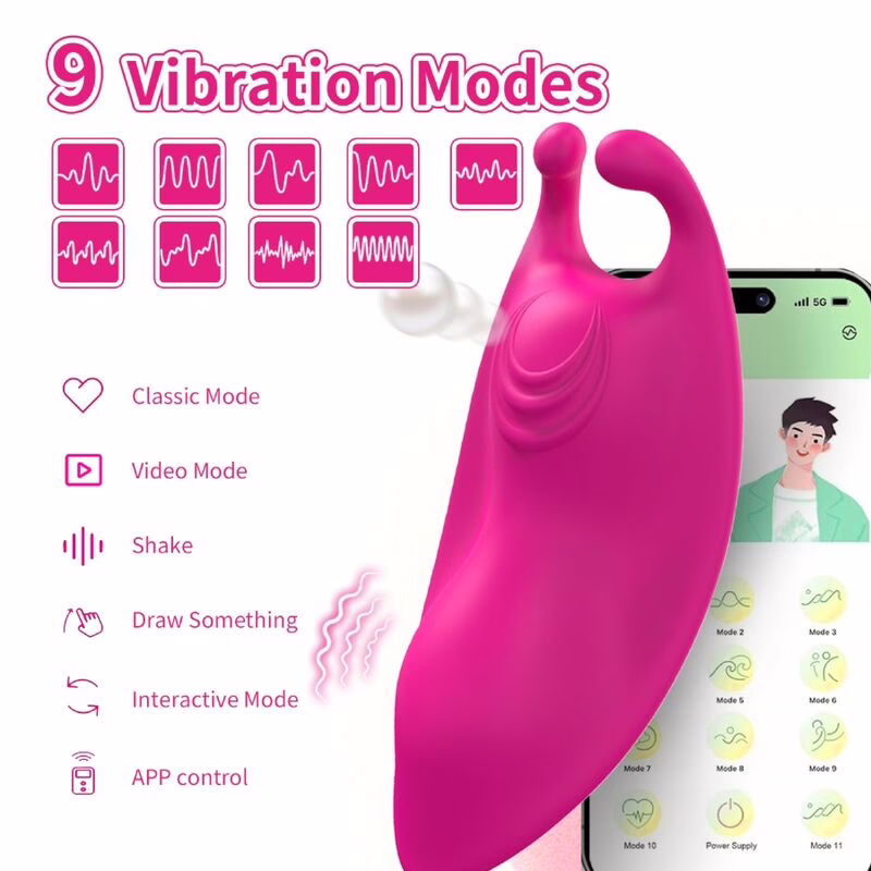 ARMONY - HONEYBEE PANTIES VIBRADOR PUNTO G FUCSIA - APP GRATUITA - Imagen 4