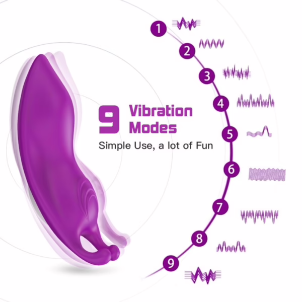 ARMONY - HONEYBEE PANTIES VIBRADOR PUNTO G CONTROL REMOTO VIOLETA - Imagen 9