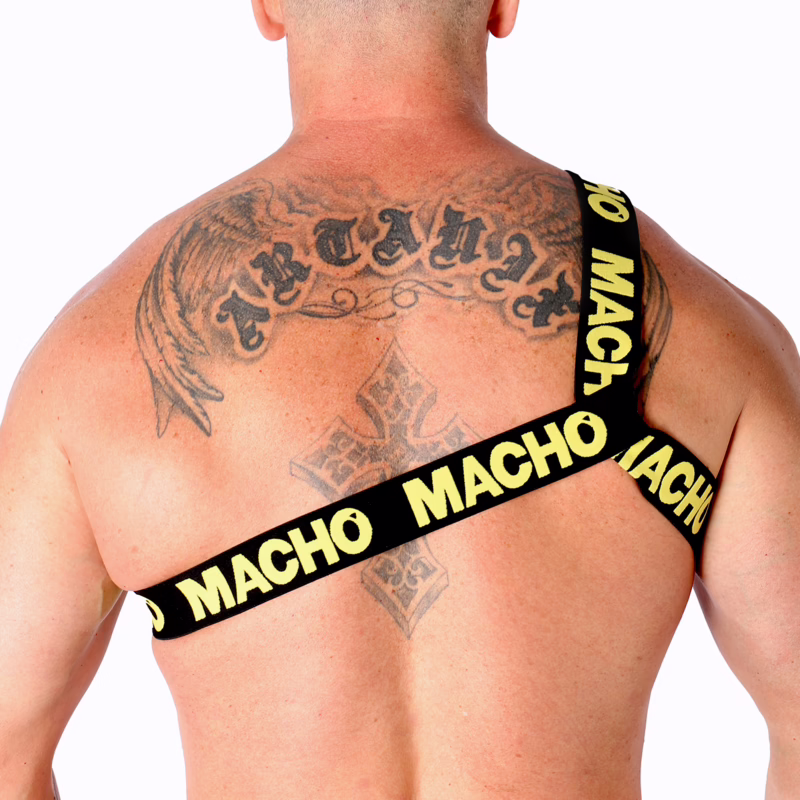 MACHO - ARNÉS ROMANO AMARILLO L/XL - Imagen 4