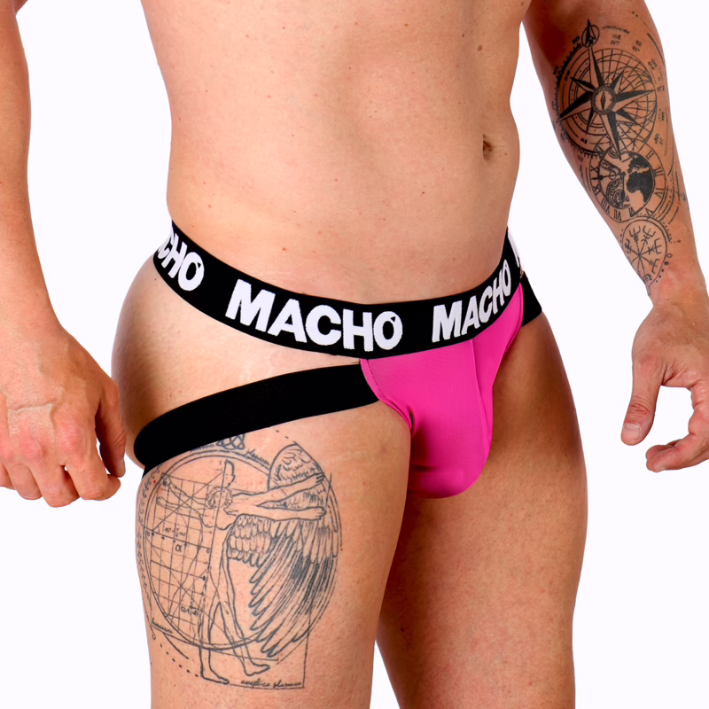 MACHO - MX28FR JOCK ROSA NEON XL - Imagen 2