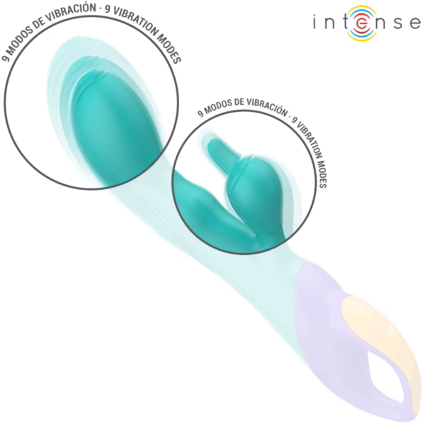 INTENSE - FRED VIBRADOR RABBIT AZUL - Imagen 9