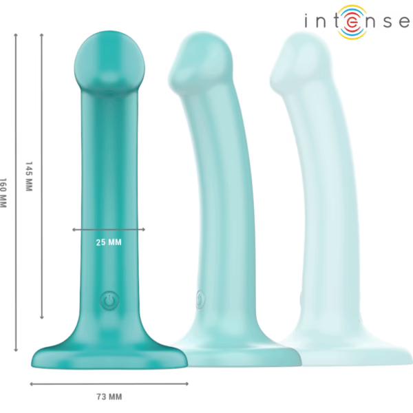 INTENSE - KATIE VIBRADOR CON VENTOSA 10 VIBRACIONES AZUL OSCURO CONTROL REMOTO - Imagen 7