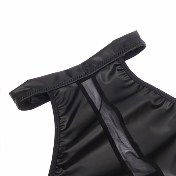 SUBBLIME - 955472 VESTIDO CUELLO HALTER CON TRANSPARENCIAS NEGRO S/M - Imagen 7