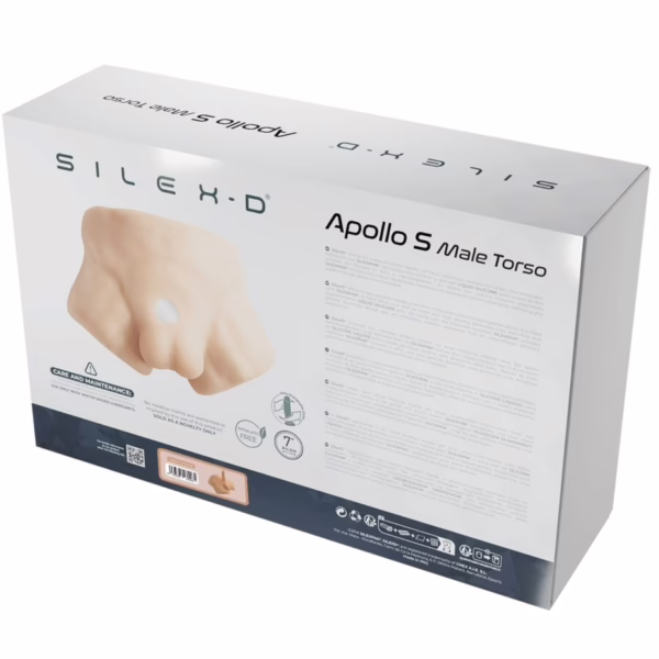 SILEXD - APOLLO S TORSO BAJO REALÍSTICO MASCULINO CARAMELO - Imagen 7