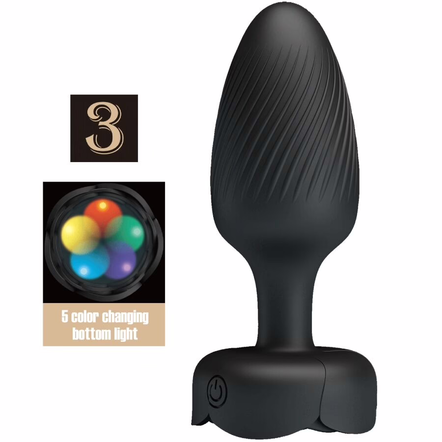 PRETTY LOVE - OSBORN PLUG ANAL CON LUZ LED 9.8 CM