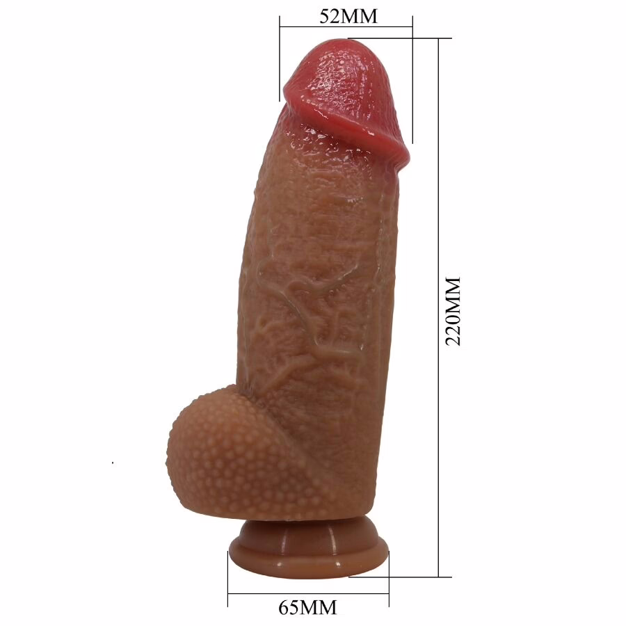 PRETTY LOVE - ACHILLE DILDO ULTRA REALÍSTICO 22 CM - Imagen 6