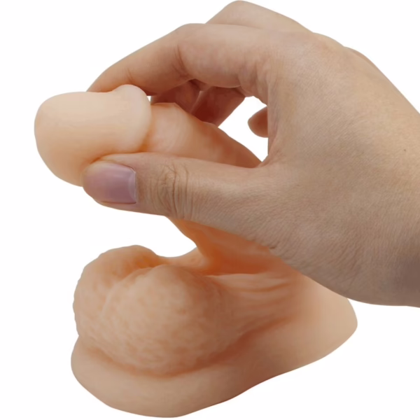 PRETTY LOVE - WILDON DILDO ULTRA REALÍSTICO Y ELÁSTICO 10 CM NATURAL - Imagen 6