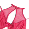 SUBBLIME - 957612 CONJUNTO SUJETADOR Y FALDA DE CUERO ROJO L/XL - Imagen 6
