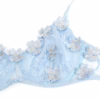 SUBBLIME - 957629 CONJUNTO SUJETADOR Y PANTIES CON BORDADOS DE FLORES CELESTE S/M - Imagen 6