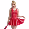 SUBBLIME - 957681 VESTIDO DE CUERO CON CREMALLERA DE CORAZÓN ROJO S/M - Imagen 2