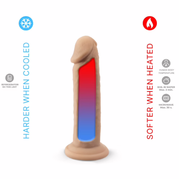 SILEXD - PENE REALÍSTICO MODELO 2 SILICONA TERMOREACTIVO 15.4 CM - Imagen 5