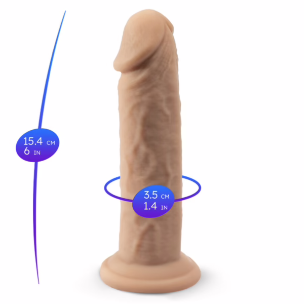 SILEXD - PENE REALÍSTICO MODELO 2 SILICONA PREMIUM TERMOREACTIVO 15.4 CM - Imagen 3