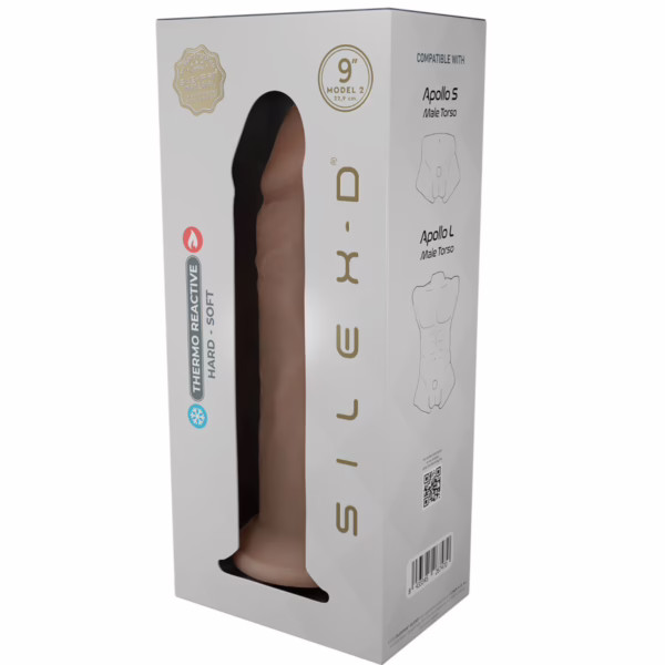 SILEXD - PENE REALÍSTICO MODELO 9 SILICONA LÍQUIDA 22.8 CM - Imagen 6