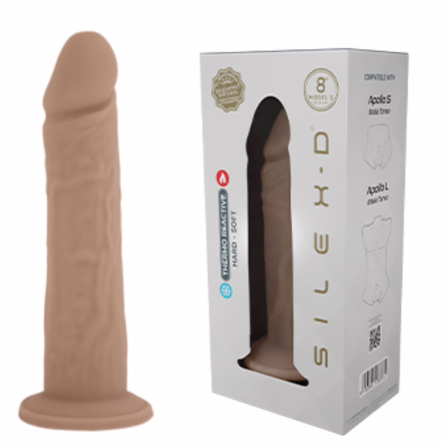 SILEXD - PENE REALÍSTICO MODELO 8 SILICONA LÍQUIDA 20.6 CM - Imagen 5