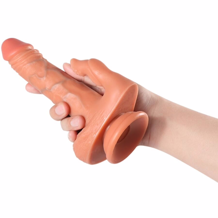 SHEQU - JULIAN DILDO Y ESTIMULADOR DE CLÍTORIS CON VIBRACIÓN Y CONTROL REMOTO 16 CM - Imagen 8