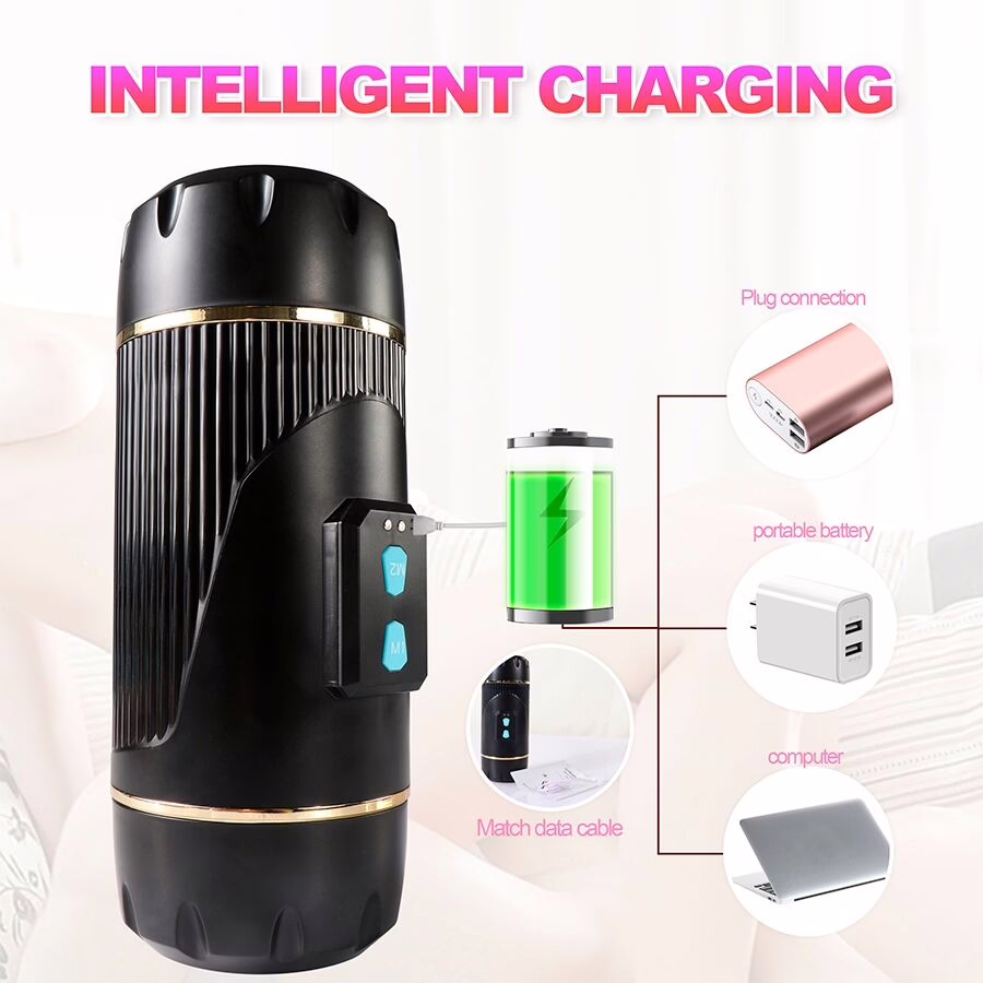 SHEQU - KAY MASTURBADOR DOBLE CON VIBRACIÓN DUAL BOCA Y VAGINA - Imagen 14